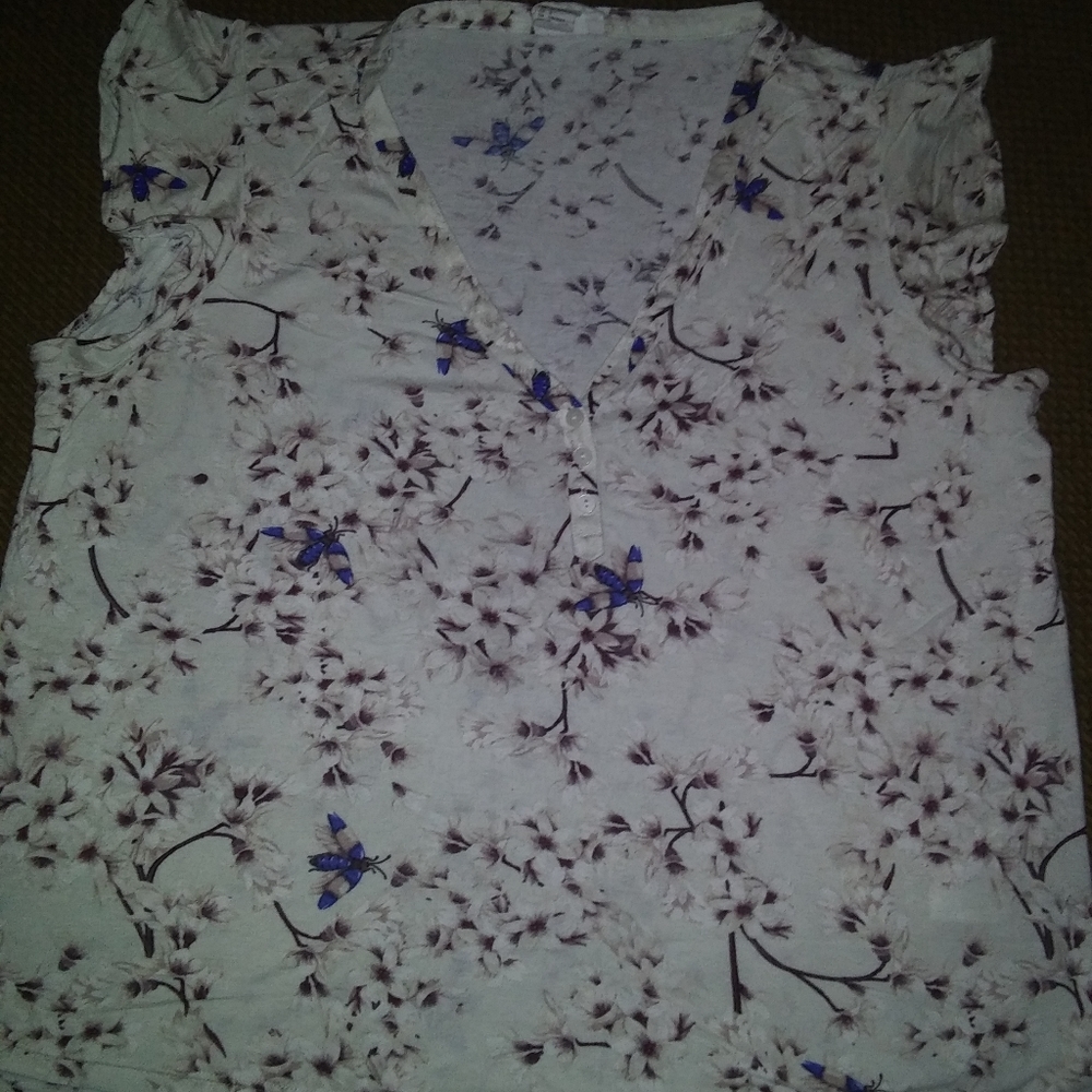 H&M short sleeve blouse